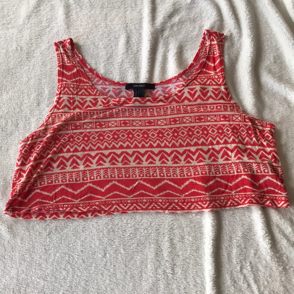 Patterned crop top